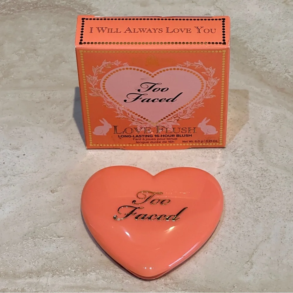 Too Faced Love Flush Watercolor Blush- I Will Always Love You (RARE)